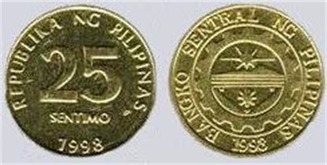 Philippine Money - Peso Coins and Banknotes: 25 Centavo Coin - New BSP ...