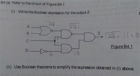 Write Boolean Expression For Logic Circuit