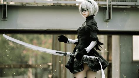 Wallpaper : Nier Automata, cosplay 2048x1151 - ZIKAS - 1580315 - HD Wallpapers - WallHere