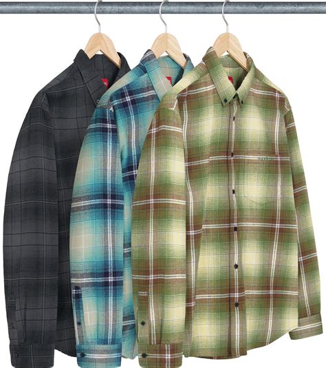 Shadow Plaid Flannel Shirt - spring summer 2023 - Supreme