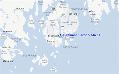 Southwest Harbor, Maine Tide Station Location Guide