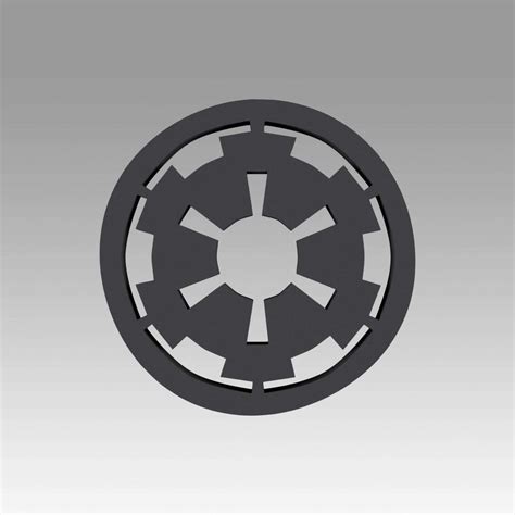 Star Wars Galactic Empire Symbol - 3D Model by Blackeveryday