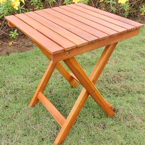 Beachcrest Home Nesler Folding Solid Wood Side Table & Reviews | Wayfair | Solid wood side table ...