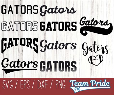 Gators SVG Bundle Digital Download Printable Svg Eps Dxf - Etsy UK