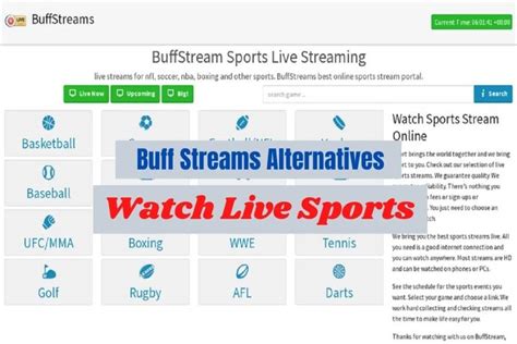 Buffstreams: Top 105 Buff Streams Alternatives to Watch Live Sports