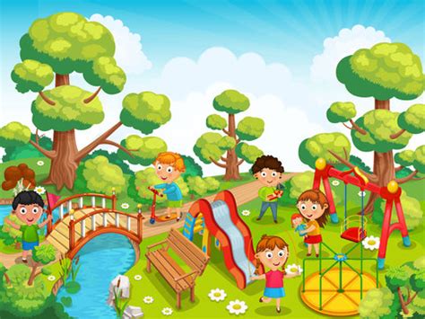 Kids Park Clip Art