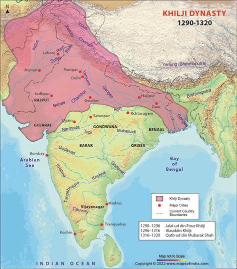 Alauddin Khilji Empire Map