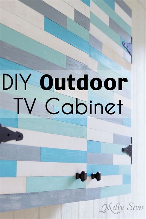 Outdoor TV Cabinet DIY - Melly Sews