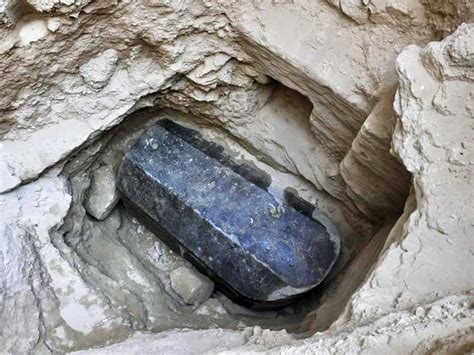 Massive black sarcophagus found in Egypt should be opened - Business ...