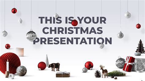 Christmas Ornaments. Free PowerPoint Template & Google Slides Theme ...