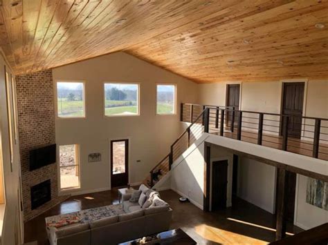 Brookhaven Barndominium - Simple and Spacious 40x60 Pole Barn Conversion to Barndominium in 2022 ...