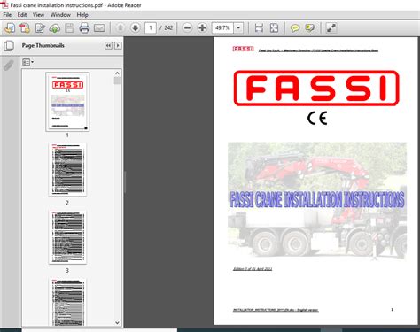 Fassi crane installation instructions Manual - PDF DOWNLOAD ...