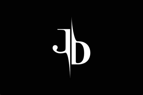 JD Monogram Logo V5 By Vectorseller | TheHungryJPEG