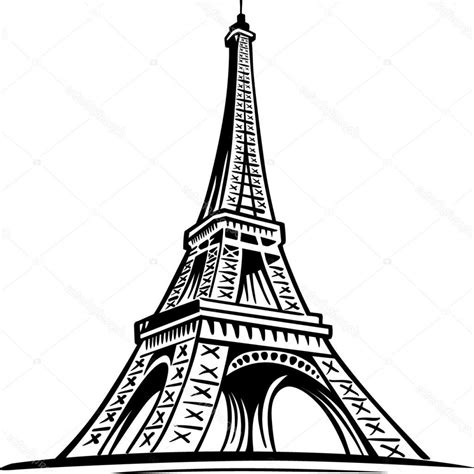 clipart eiffel tower black white 20 free Cliparts | Download images on ...