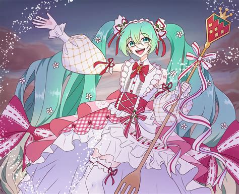 Hatsune Miku Fanart Hatsune Miku Anniversary Strawberry - Etsy