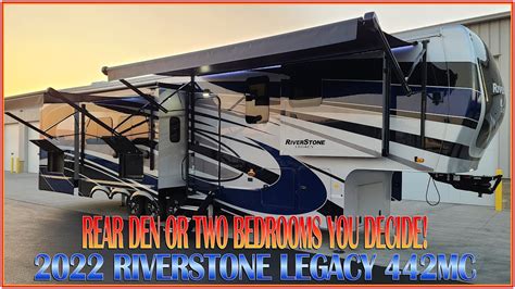 Luxury Rear Den Fifth Wheel 2022 Riverstone Legacy 442MC by Forestriver @ Couchs RV Nation RV ...