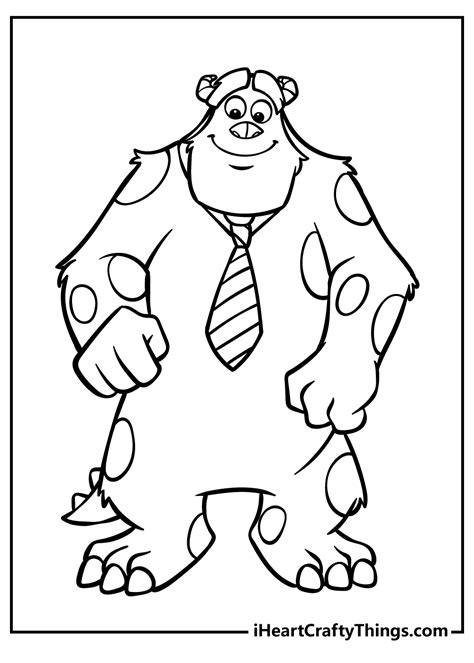 Monsters Inc Coloring Pages Sully Monsters Inc Coloring Pages Mike ...