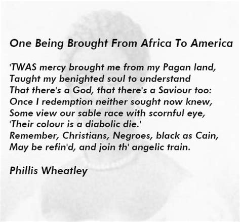 Phillis Wheatley Poems Quotes. QuotesGram