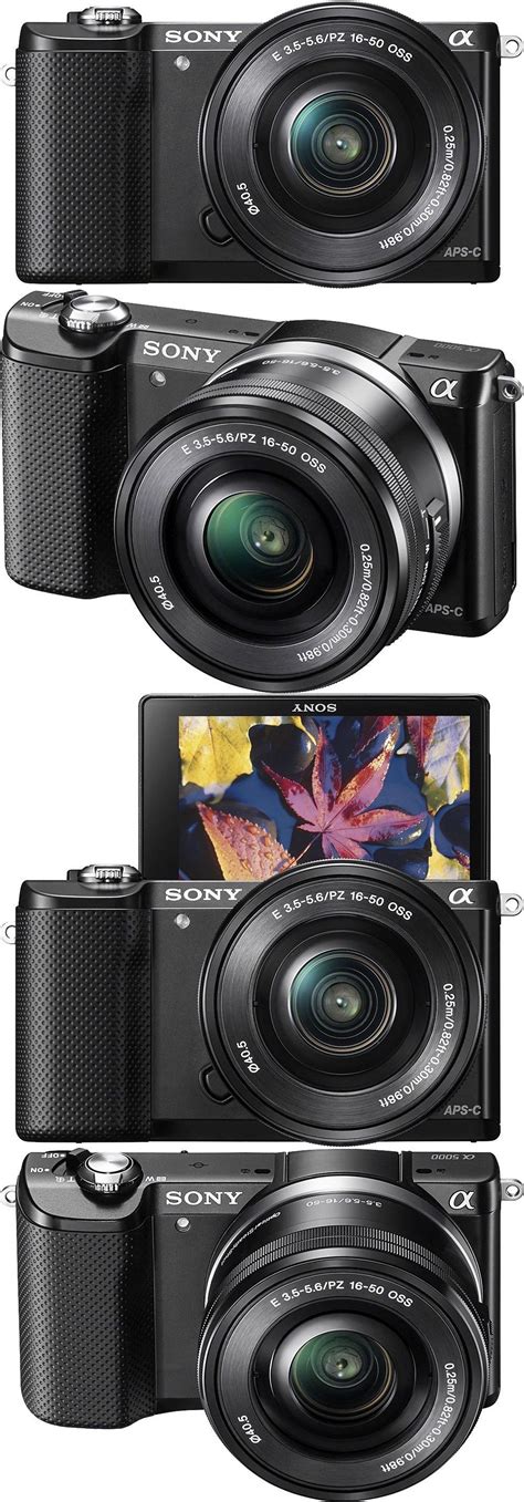 Camera Photo: New Sony Alpha A5000 Mirrorless Camera W/ 16-50Mm Lens Black Ilce5000l Us Model ...