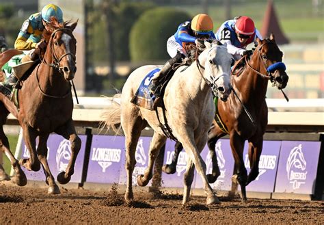 White Abarrio gallops to victory in the Breeders' Cup Classic - Los ...