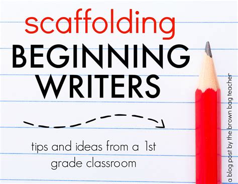 Scaffolding Beginning Writers - The Brown Bag Teacher