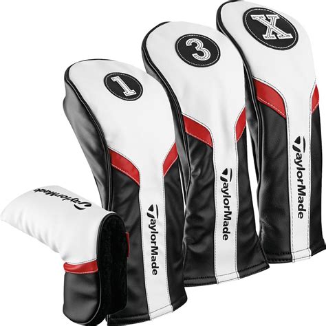 TaylorMade 2017 Golf Club Headcovers (Driver, Fairway, Hybrid, Putter ...