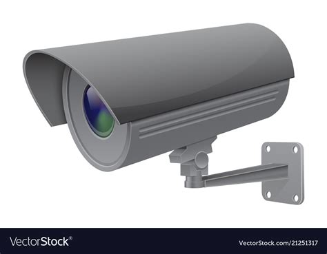 Security camera gray cctv surveillance system Vector Image