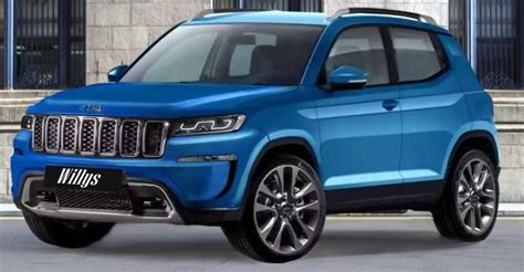 Jeep compact SUV rendered ahead of launch: Will rival Maruti Brezza ...