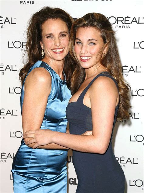 Andie MacDowell with her oldest daughter Rainey Qualley. | Celebrities ...