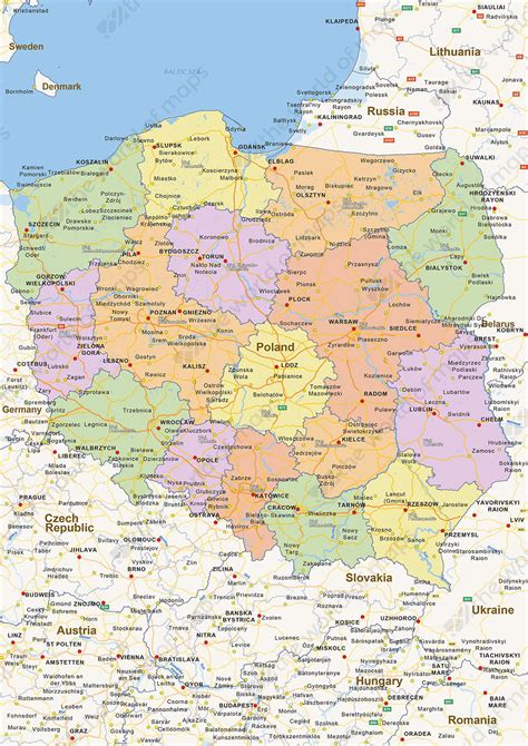 √ Poland Map / File Map Of Poland Colorful Png Wikimedia Commons / Map ...