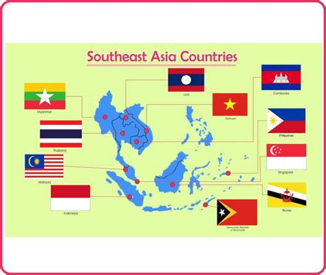 Flags of Southeast Asia-Asian Flags PDF | Montessoriseries