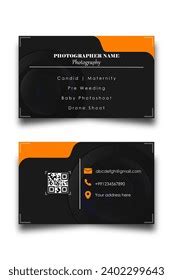 Business Card Design Ideas Photographerbakery Owner Stock Illustration 2402299643 | Shutterstock
