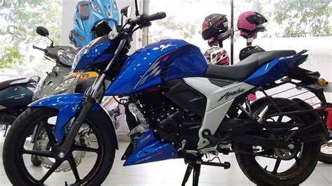 √ blue 4v bs6 blue tvs apache rtr 160 price 194901