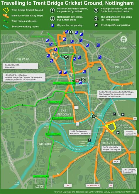 Nottingham Trent Bridge Seating Plan, Parking Map, Tickets Price