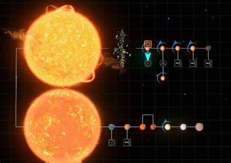 Giant solar flare in System Map : r/EliteDangerous