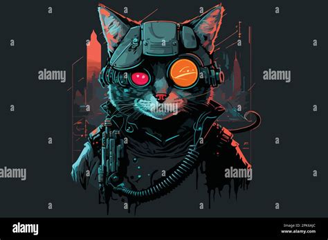 Cyberpunk cat meme hi-res stock photography and images - Alamy