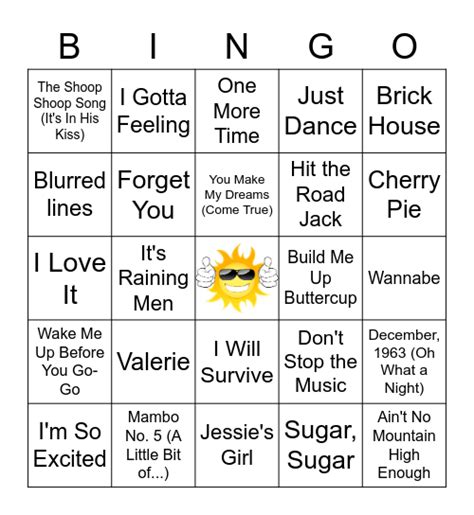 PARTY!!!! Bingo Card