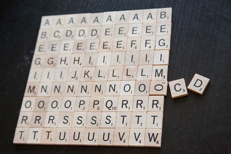 OCD Letter Blocks | Scrabble word blocks arranged in orderly… | Flickr