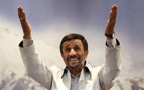 Mahmoud Ahmadinejad accuses the West of destroying Iran's rain clouds