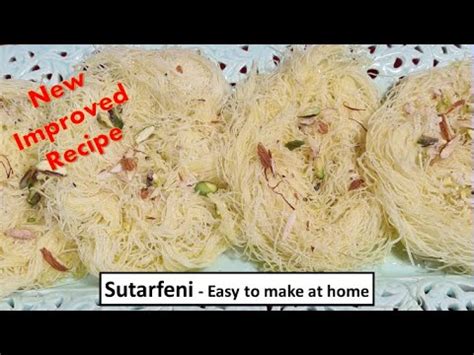 Sutarfeni Recipe સુતરફેણી Easy to make at home - YouTube