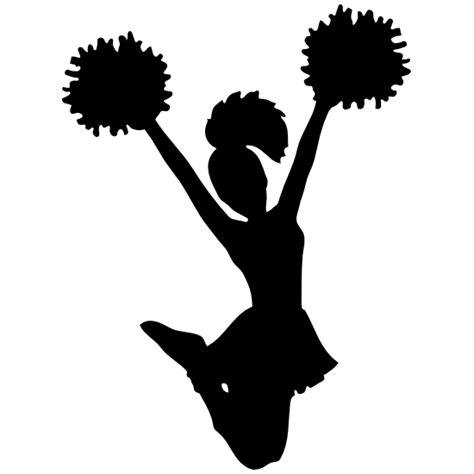 Happy Cheerleader Sticker