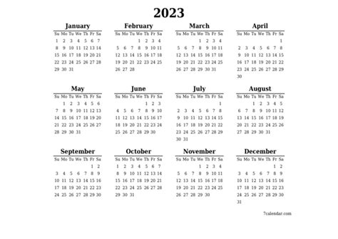 2023 Calendar | PDF