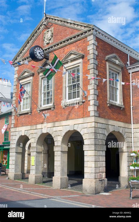 Great Torrington, Devon, England. The town hall Stock Photo - Alamy