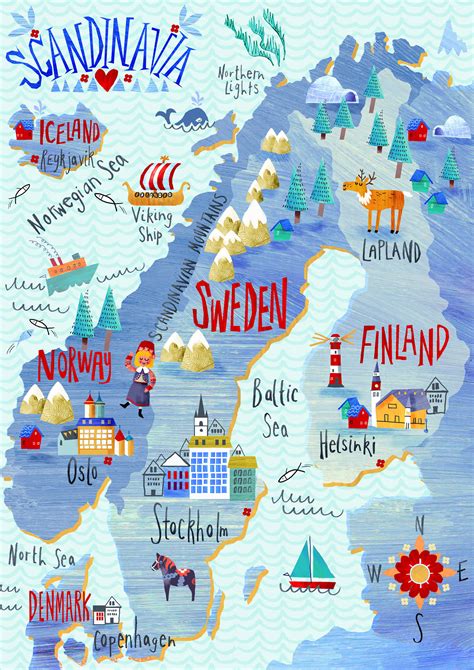 Scandinavian Map