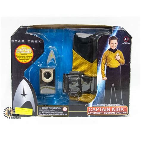 STAR TREK CAPTAIN KIRK UNIFORM CHILD'S SIZE 4