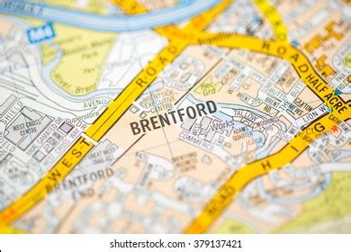 Brentford London Uk Map Stock Photo 379137421 | Shutterstock