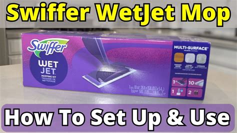 How To Assemble a Swiffer WetJet Mop - YouTube