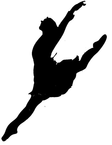 Free Jumping Dancer Silhouette, Download Free Jumping Dancer Silhouette png images, Free ...