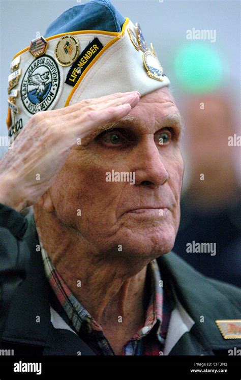 Pearl Harbor Survivors Association member Marvin Recknor, who served on ...