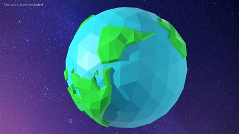 Cartoon Stylized Earth 3D Model $39 - .3ds .blend .c4d .fbx .max .ma .lxo .obj - Free3D